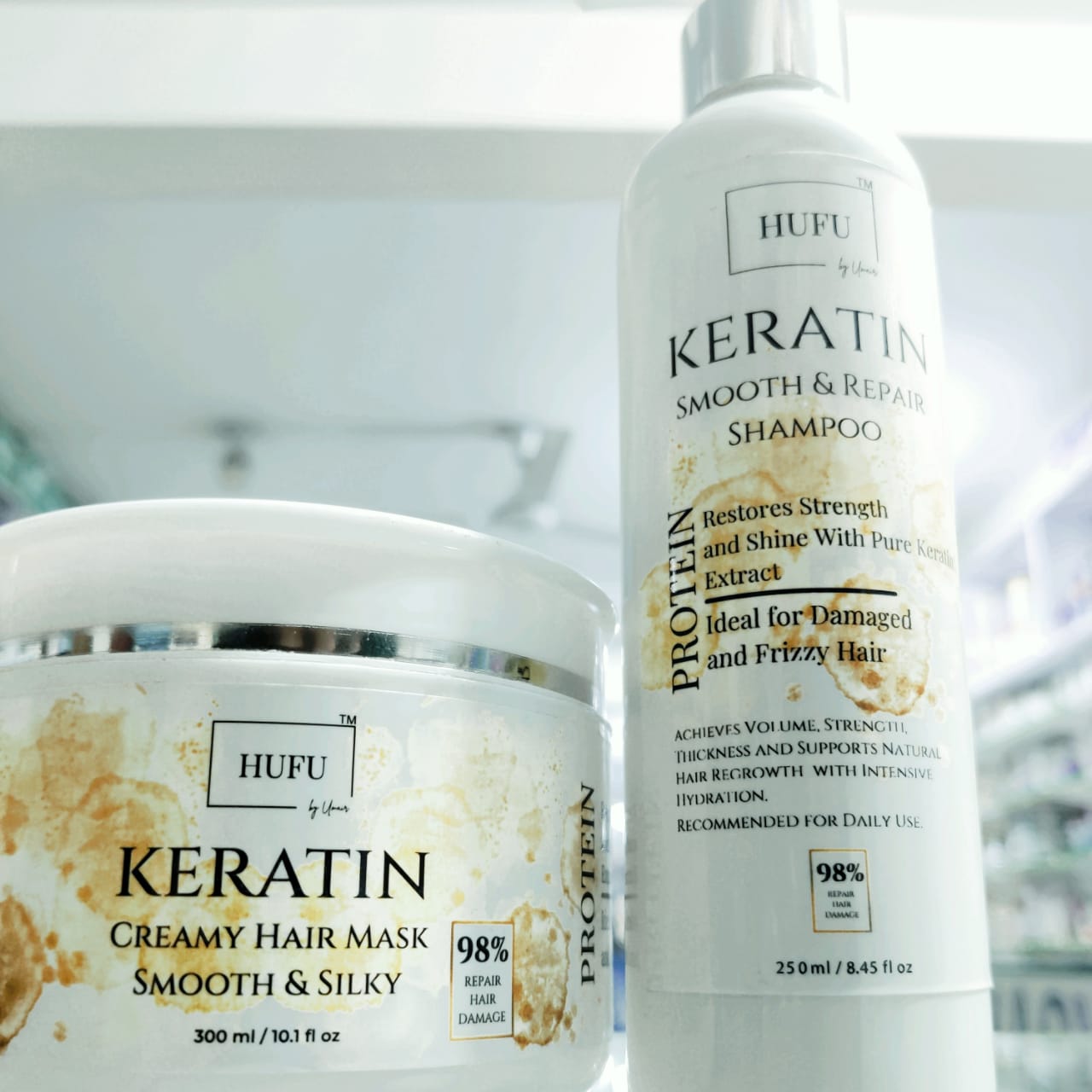 2 IN 1 DEAL KEARTIN SHAMPOO WITH MASK